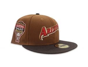 Arizona Diamondbacks 1998 Inaugural Season Toast Script 59Fifty Fitted Hat by MLB x New Era Patch