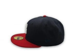 Birmingham Barons VFTV 2T Navy Red 59Fifty Fitted Hat by MiLB x New Era Side