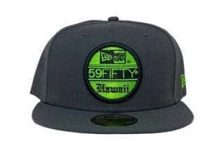 Hawaii Flagship Graphite 59Fifty Fitted Hat by 808allday x New Era