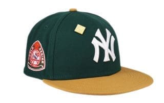 New York Yankees 1950 World Series Green Brown 59Fifty Fitted Hat by MLB x New Era