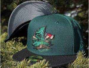 Noble Pines Dark Green Black 59Fifty Fitted Hat by Noble North x New Era