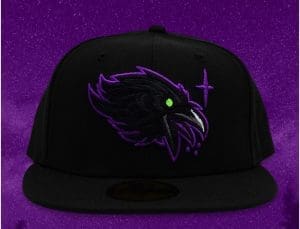 Raven Black 59Fifty Fitted Hat by Noble North x New Era Front