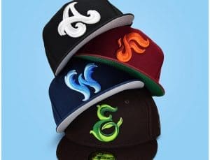 4 Elements Pack 59Fifty Fitted Hat Collection by Noble North x Hillside Goods x New Era