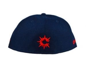 Capanova C Navy Red White 59Fifty Fitted Hat by Capanova x New Era Back