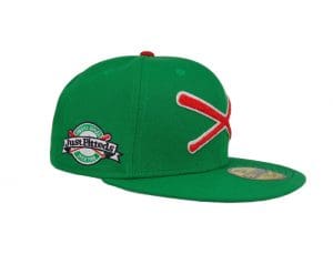 Crossed Bats Logo Beer 59Fifty Fitted Hat by JustFitteds x New Era Right