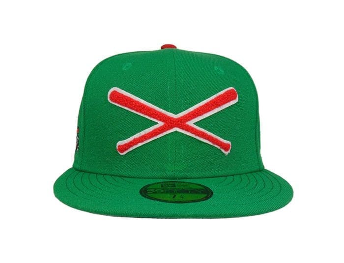 Crossed Bats Logo Beer 59Fifty Fitted Hat by JustFitteds x New Era