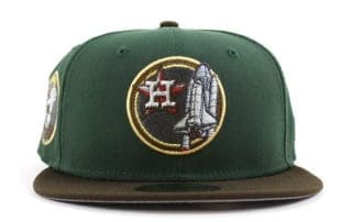 Houston Astros Apollo 11 Mountain Green Walnut 59Fifty Fitted Hat by MLB x New Era