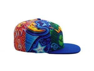 John Speaker Bicycle Day Allover Fitted Hat by John Speaker x Grassroots Side