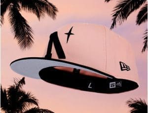 North Star Blush Black 59Fifty Fitted Hat by Noble North x New Era