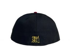 Aloha Script Black Gold 59fifty Fitted Hat by 808allday x New Era Back