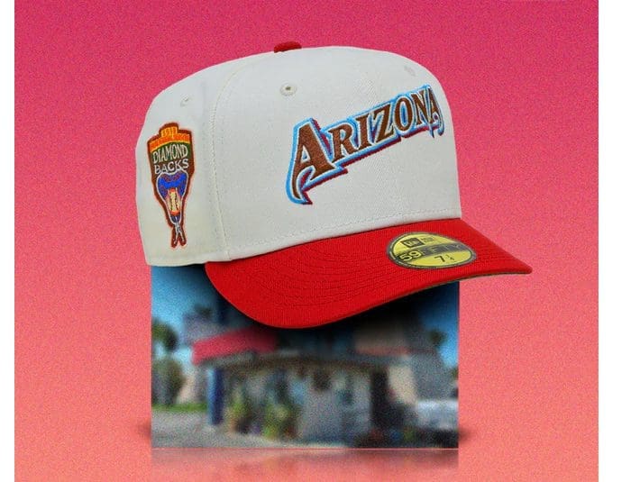 Arizona Diamondbacks Wigwam Motel Route 66 Inspired 59Fifty Fitted Hat by MLB x New Era