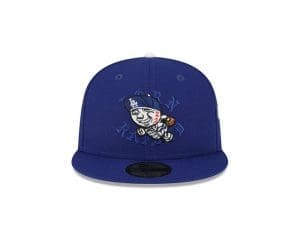 Born x Raised x Mister Cartoon 59Fifty Fitted Hat by Born x Raised x Mister Cartoon x MLB x New Era Front