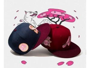 Hat Club Sakura Pack 2023 59Fifty Fitted Hat Collection by MLB x New Era Patch