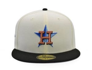 Houston Astros 2022 World Series Champs Triple Metallic Exclusive 59Fifty Fitted Hat by MLB x New Era Front