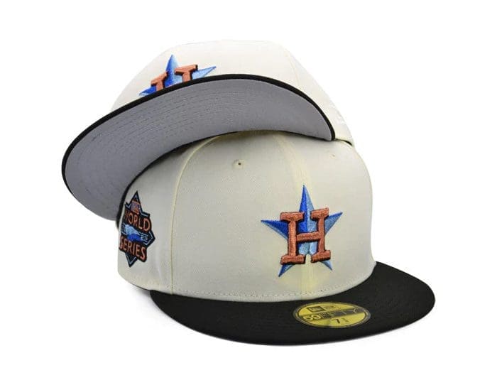 Houston Astros 2022 World Series Champs Triple Metallic Exclusive 59Fifty Fitted Hat by MLB x New Era