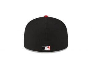 MLB Just Caps Black Satin 59Fifty Fitted Hat Collection by MLB x New Era Back
