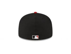 MLB Just Caps Black Satin 59Fifty Fitted Hat Collection by MLB x New Era Back