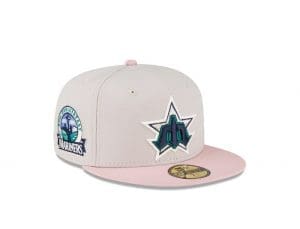 MLB Just Caps Stone Pink 59Fifty Fitted Hat Collection by MLB x New Era Right