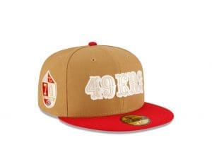 NFL Ivory Wheat 2023 59Fifty Fitted Hat Collection by NFL x New Era Right