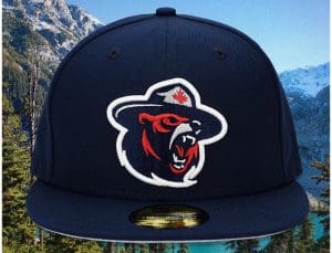 Northern Force Lakeside Blue 59Fifty Fitted Hat by MLB x New Era Noble North Front