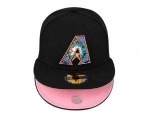 Arizona Diamondbacks 2001 World Series Tie-Dye Logo 59Fifty Fitted Hat by MLB x New Era Front
