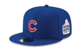 Chicago Cubs 2016 World Series Blue 59Fifty Fitted Hat by MLB x New Era
