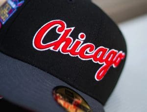Chicago White Sox 2005 World Champions Black Charcoal 59Fifty Fitted Hat by MLB x New Era Front