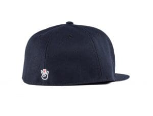 Letterman Navy 5Fifty Fitted Hat by Westside Love x New Era Back