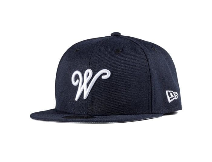 Letterman Navy 5Fifty Fitted Hat by Westside Love x New Era