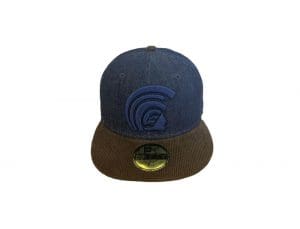 Mua Denim Walnut Corduroy 59Fifty Fitted Hat by Fitted Hawaii x New Era Front