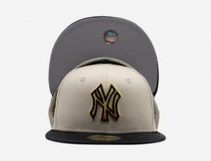 New York Yankees 2000 World Series Off-White Black 59Fifty Fitted Hat by MLB x New Era Front