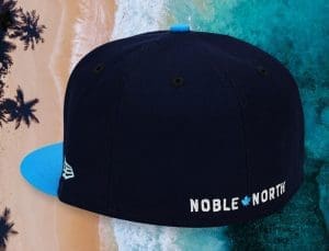 North Star Oceanside Beach Blue 59Fifty Fitted Hat by Noble North x New Era Back