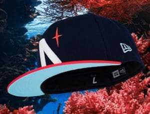 North Star Oceanside Blue Coral 59Fifty Fitted Hat by Noble North x New Era