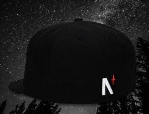 North Star Mascot Black 59Fifty Fitted Hat by Noble North x New Era Back