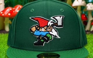 Swinging Gnome Emerald Green 2-Tone 59Fifty Fitted Hat by Noble North x New Era