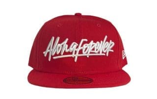 Aloha Forever Red 59Fifty Fitted Hat by 808allday x New Era
