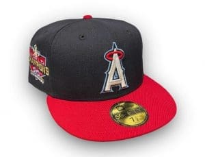 Anaheim Angels 2002 World Champions Navy Red 59Fifty Fitted Hat by MLB x New Era