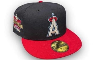 Anaheim Angels 2002 World Champions Navy Red 59Fifty Fitted Hat by MLB x New Era