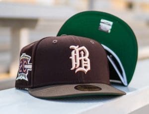 Birmingham Barons 20th Anniversary Dark Walnut Mocha 59Fifty Fitted Hat by MiLB x New Era