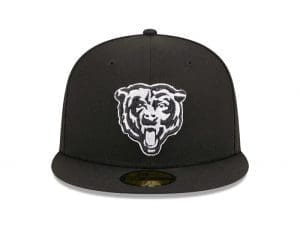 Chicago Bears Alternate Logo Super Bowl XX Black 59Fifty Fitted Hat by NFL x New Era Front