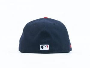Cincinnati Reds City Connect Navy Red 59Fifty Fitted Hat by MLB x New Era Back
