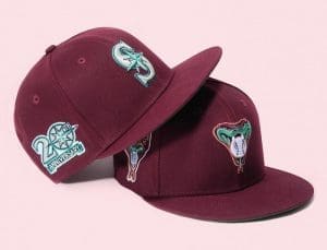 Hat Club Merlot 59Fifty Fitted Hat Collection by MLB x New Era Right