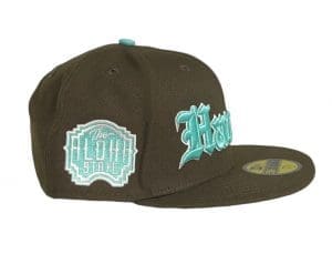Hawaii Walnut Mint 59Fifty Fitted Hat by 808allday x New Era Patch