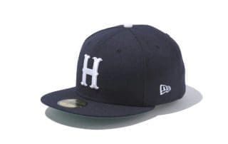 Hiroshima Toyo Carp H Logo Navy White 59Fifty Fitted Hat by NPB x New Era