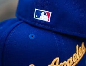 Los Angeles Dodgers Jackie Robinson Blue Camo 59Fifty Fitted Hat by MLB x New Era Back
