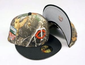 Minnesota Twins Realtree Black Glow In the Dark 59Fifty Fitted Hat by MLB x New Era