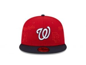 MLB Multi Logo 59Fifty Fitted Hat Collection by MLB x New Era Front