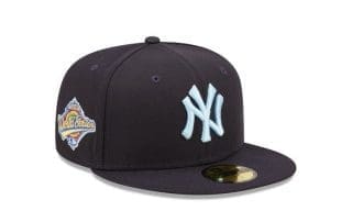 New York Yankees 1996 World Series Cloudblue 59Fifty Fitted Hat by MLB x New Era