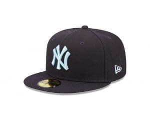 New York Yankees 1996 World Series Cloudblue 59Fifty Fitted Hat by MLB x New Era Front