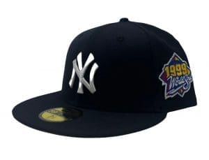 New York Yankees 1999 World Series Navy 59Fifty Fitted Hat by MLB x New Era Front